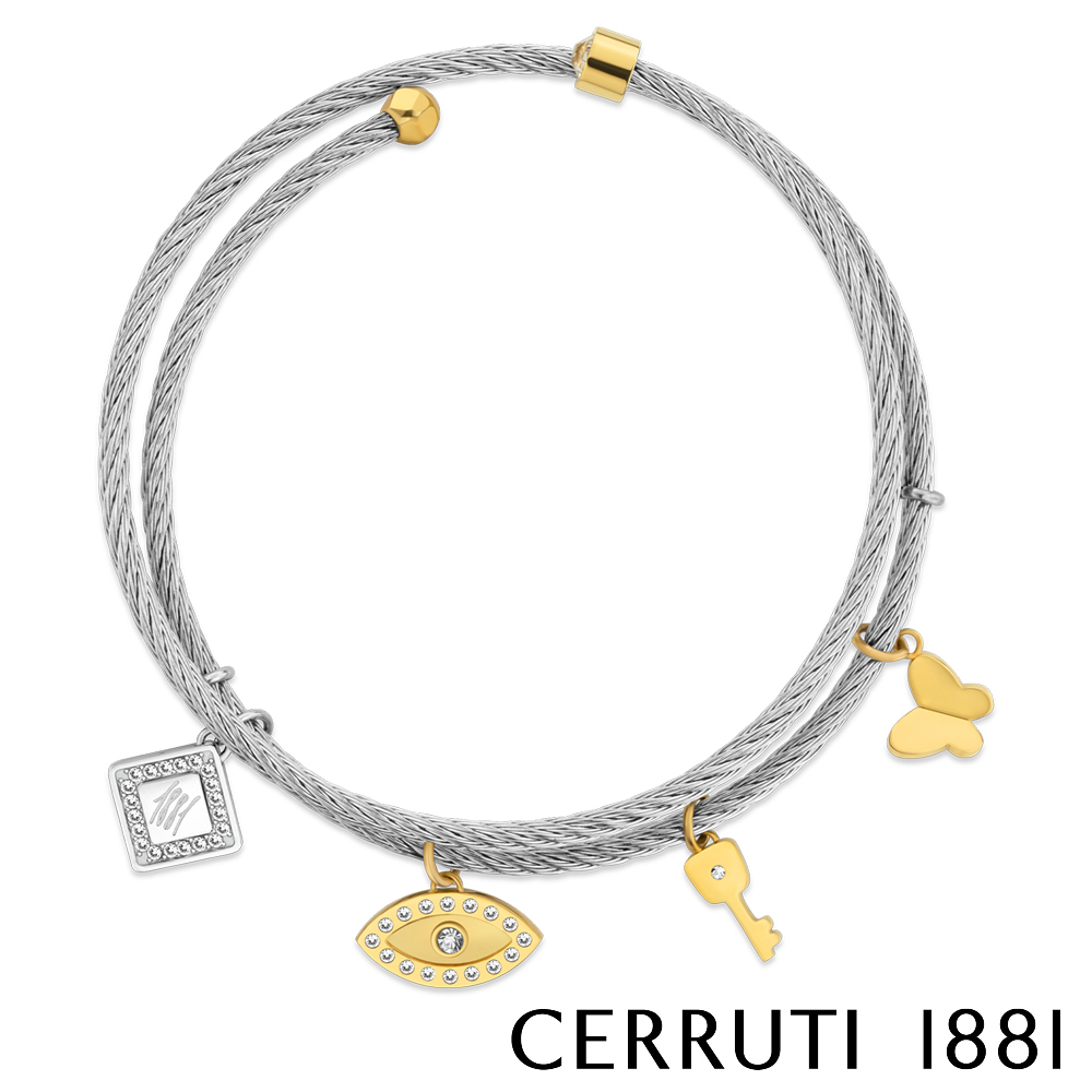 Cerruti 1881 義大利經典KISMET手鍊 限量2折 全新專櫃展示品 原廠禮盒包裝(CB0902)