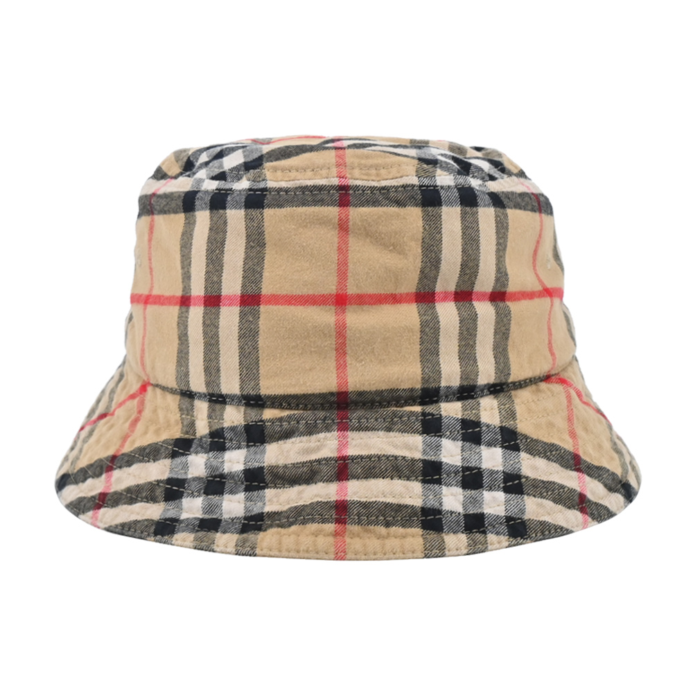 BURBERRY 巴寶莉 經典Vintage Check格紋漁夫帽(米色)