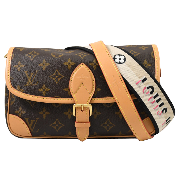 Louis Vuitton 路易威登 Louis Vuitton LV DIANE 經典Monogram帆布雙背帶肩斜兩用包 現貨