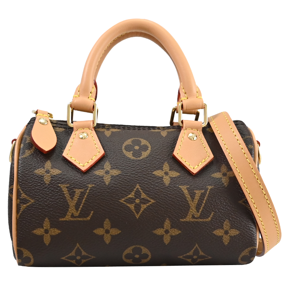 Louis Vuitton 路易威登 Louis Vuitton LV Nano Speedy 經典印花兩用迷你波士頓包 現貨