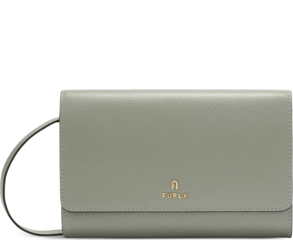 Furla CAMELIA 鏈帶小包 綠色錢包女配飾