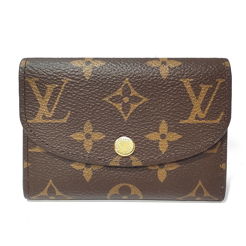 Louis Vuitton 路易威登 M41939 經典Monogram帆布ROSALIE信封式卡包/零錢包(紫紅色)
