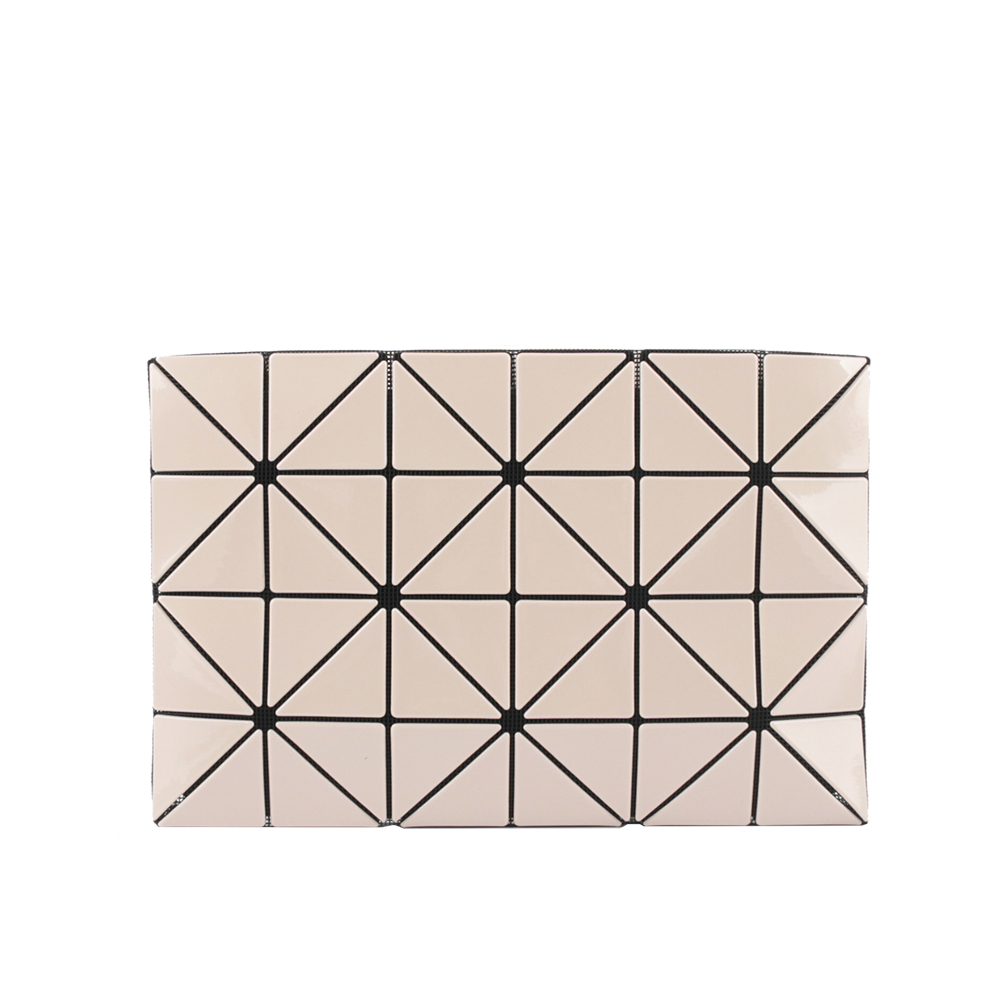 Issey Miyake 三宅一生 BAO BAO LUCENT 4X6 亮面萬用手拿包(杏粉色) BB93AG055 40