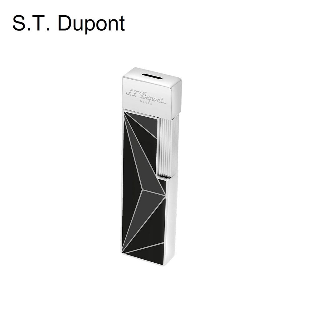 s.t.Dupont 都彭 打火機 Twiggy 黑/鉻 30070