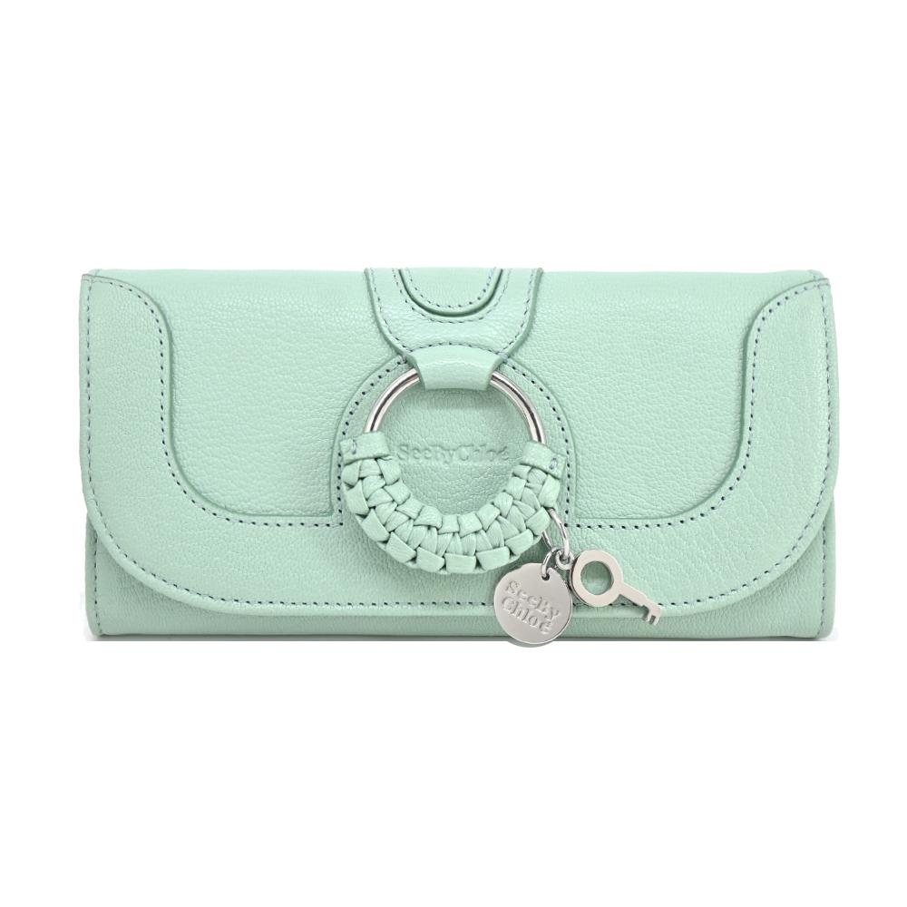 CHLOE 蔻依SEE BY HANA系列蓋長夾(薄荷色) - PChome 24h購物