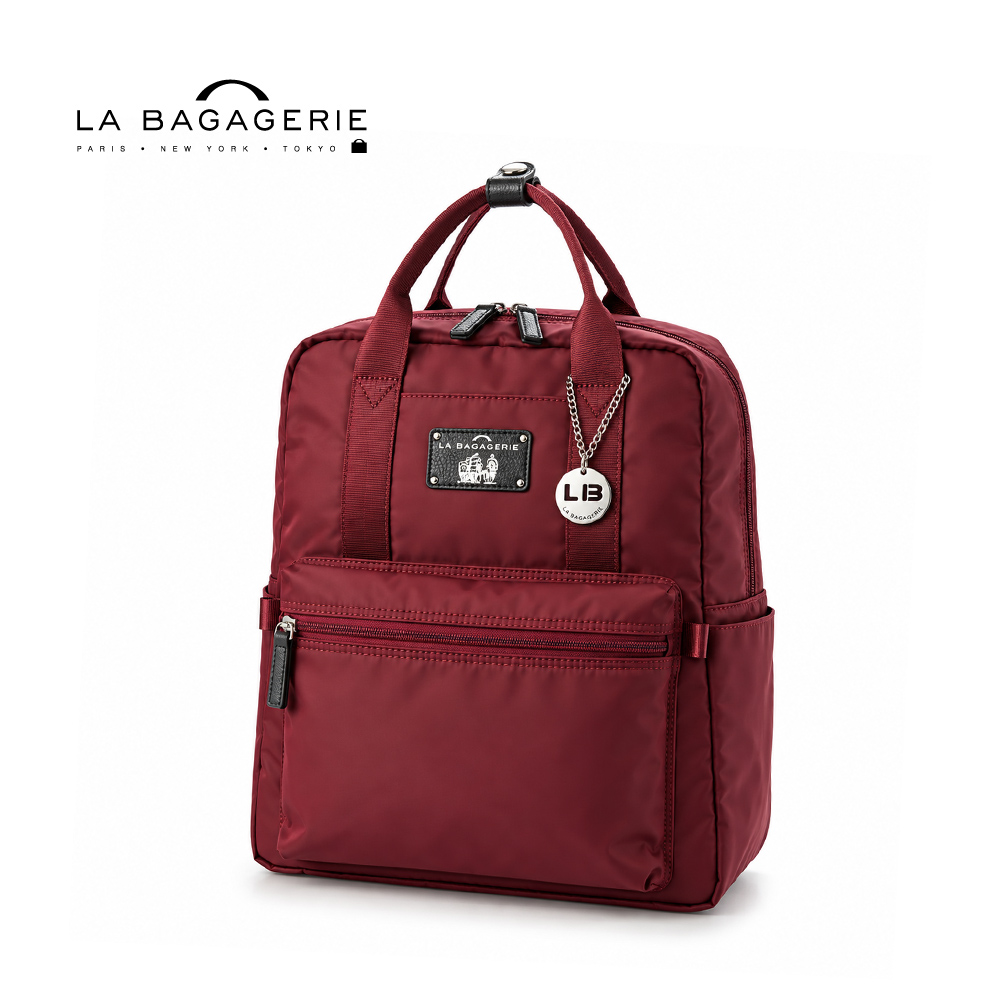 LA BAGAGERIE 輕巧手提後背包(小/酒紅)