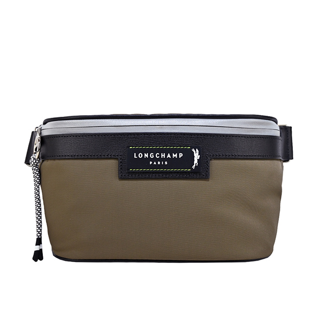Longchamp GREEN DISTRICT系列帆布腰包(棕)