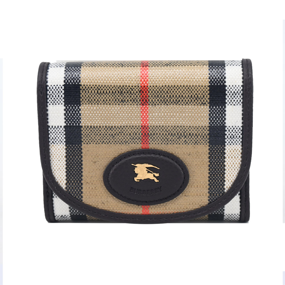 BURBERRY 巴寶莉 Highlands 三折短夾(沙色)