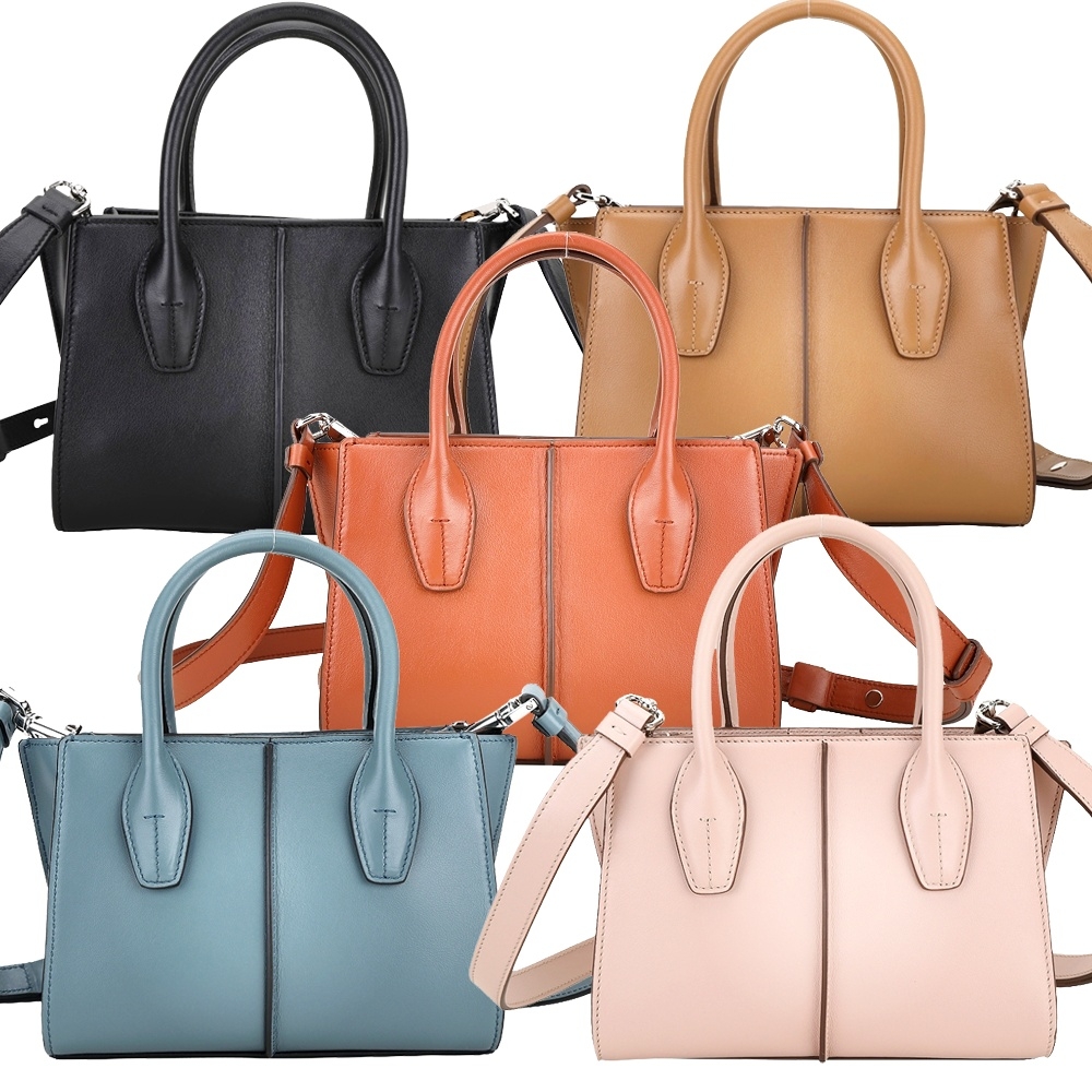 TOD'S Holly 迷你款 [專櫃$54,500] 小牛皮手提/斜背托特包-5色可選