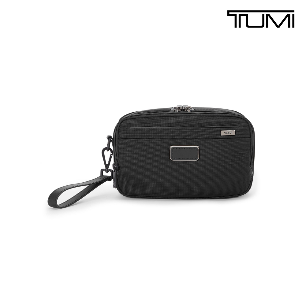TUMI Alpha 彈道尼龍休閒手拿包 - 黑
