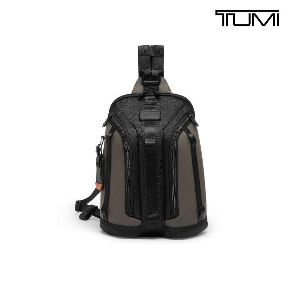 TUMI Alpha Bravo Knight 都會休閒肩背包 - 大地棕