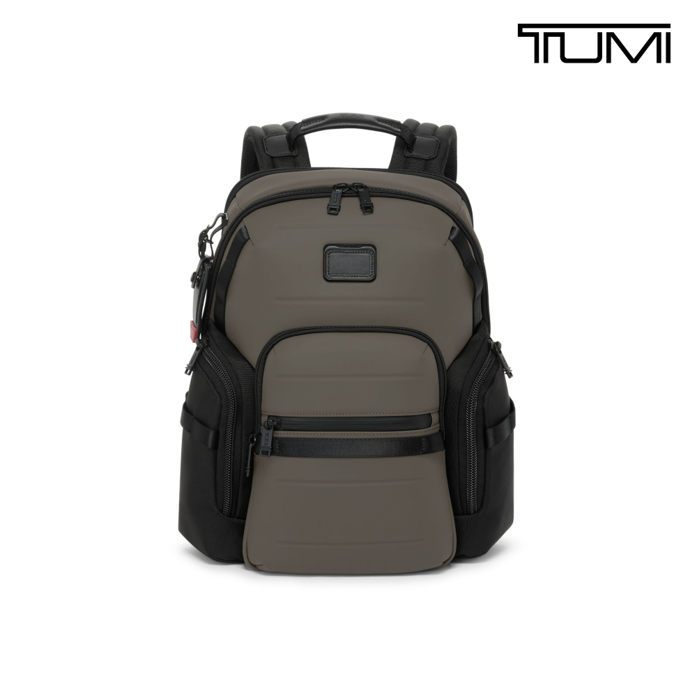 TUMI Alpha Bravo Navigation 都會通勤後背包 - 大地棕
