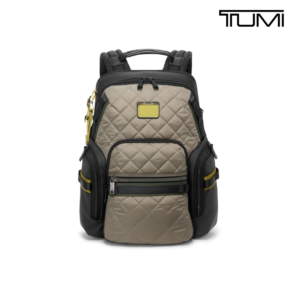 TUMI Alpha Bravo Navigation 都會通勤後背包 - 灰褐 / 黑