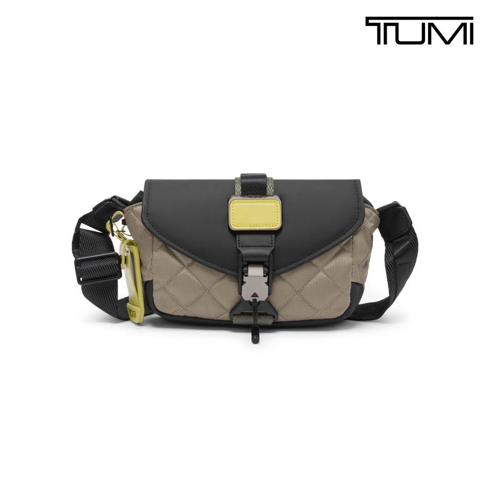 TUMI Alpha Bravo Compass 掀蓋式斜背包 - 灰褐 / 黑