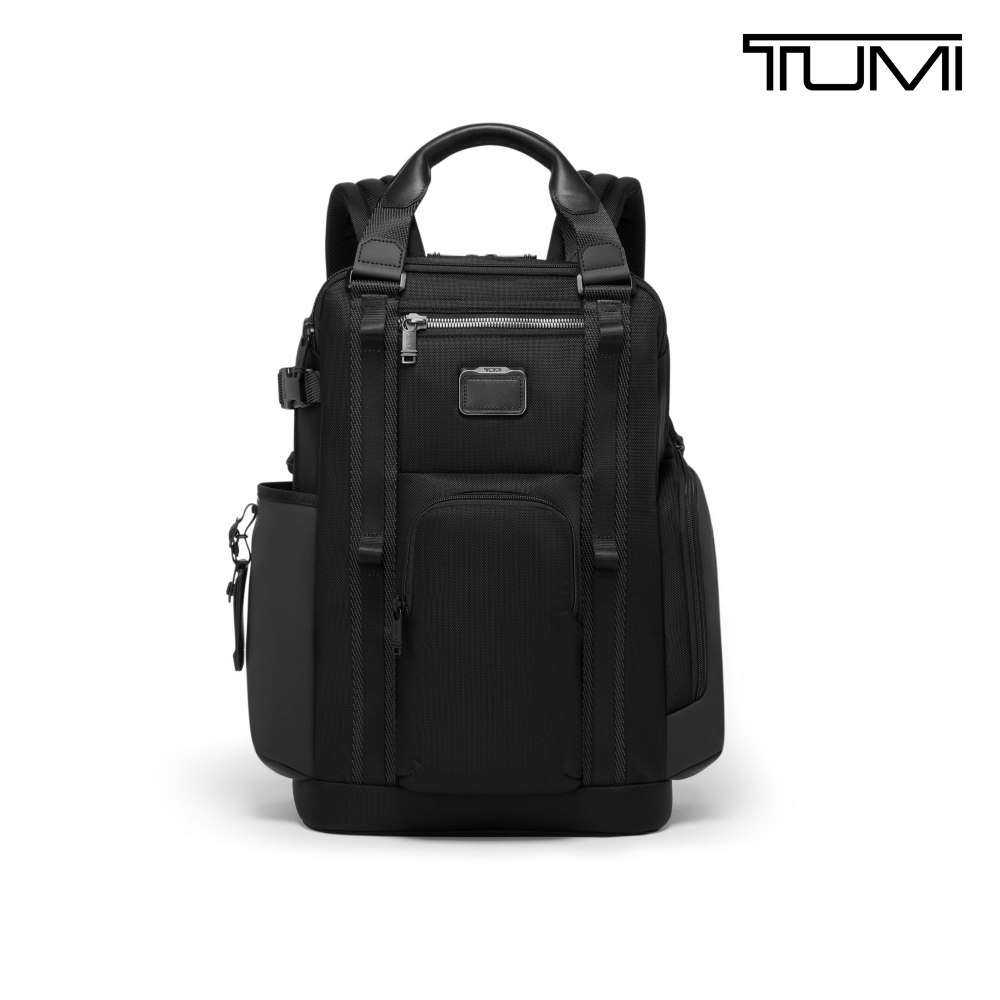 TUMI Alpha Bravo Lejeune 彈道尼龍多功能後背包 / 托特包 - 黑