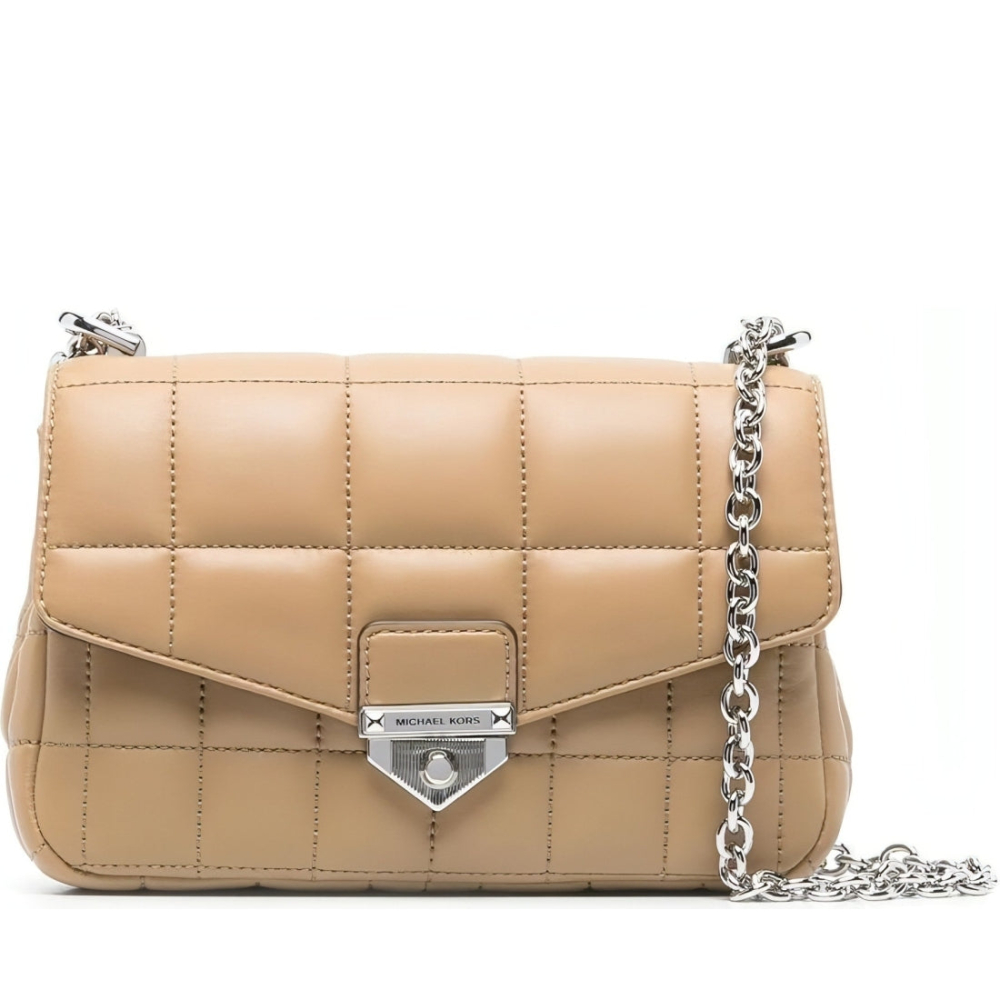 Michael Kors 小號 鏈帶單肩背包 棕色女包包