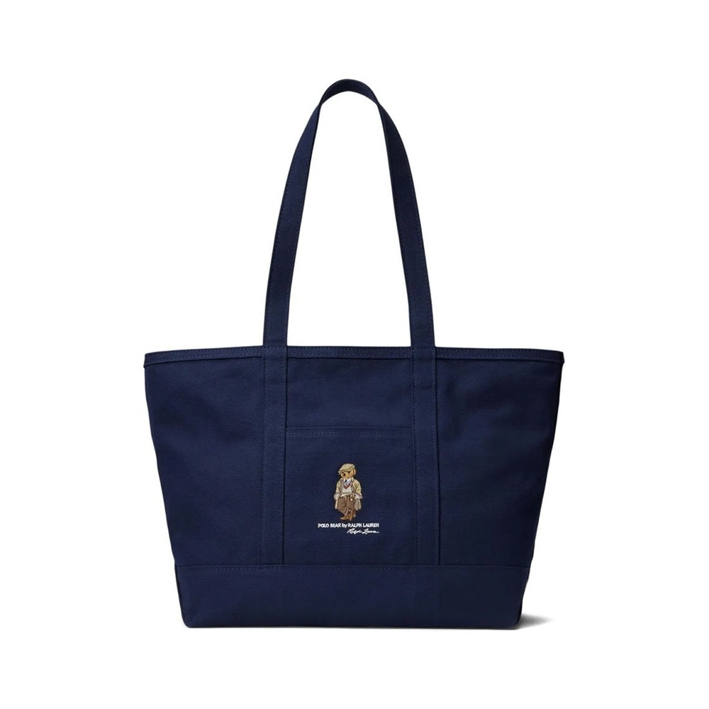 RALPH LAUREN POLO 托特包 large 大號 BAG 藍色男款包