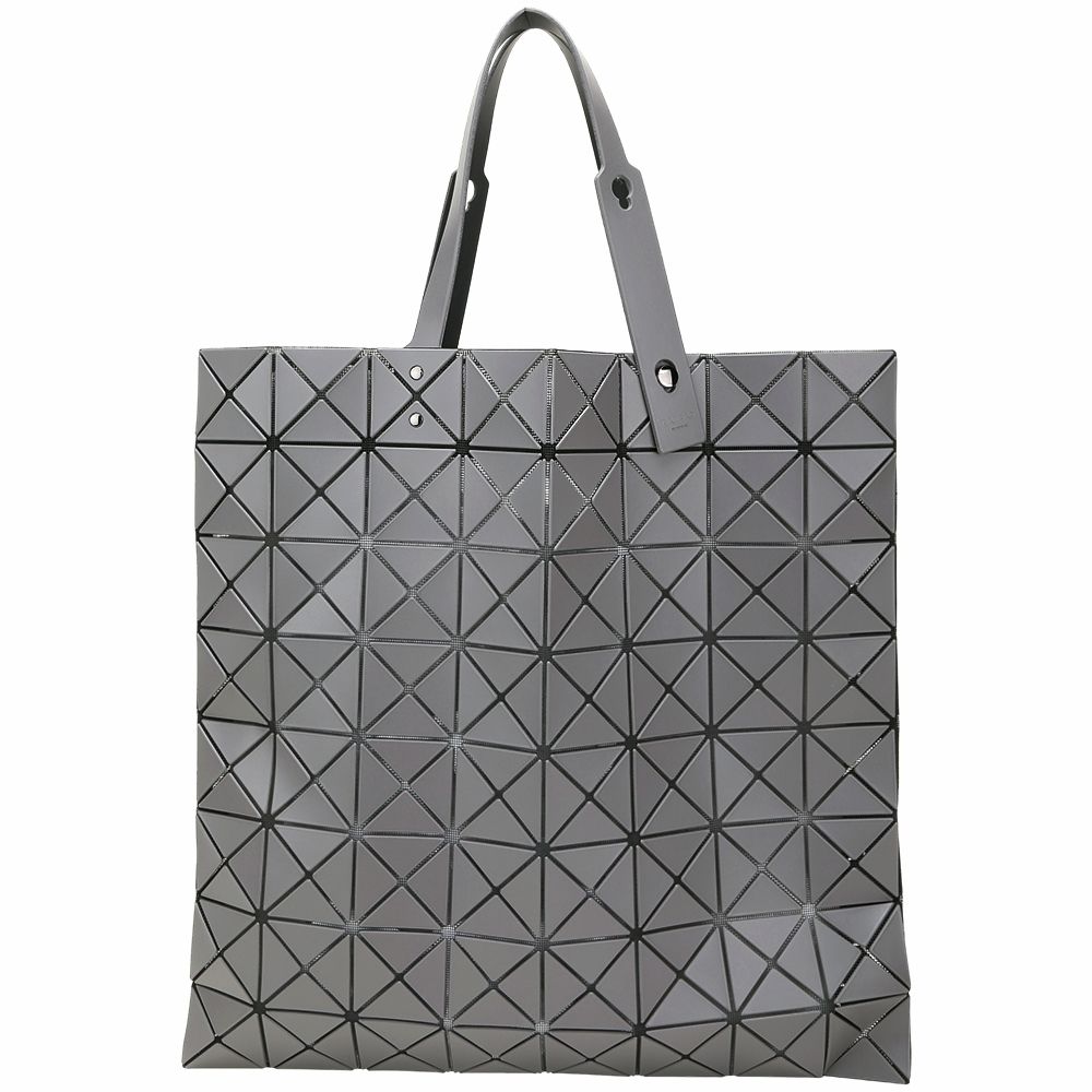 Issey Miyake 三宅一生 BAOBAO LUCENT MATTE 8x8 霧面幾何手提托特包(深灰)
