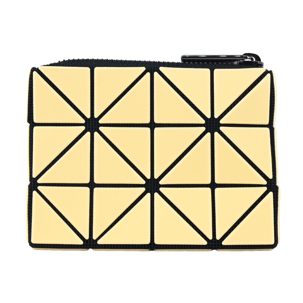 Issey Miyake 三宅一生 3X4 啞光零錢包-淺玉米黃