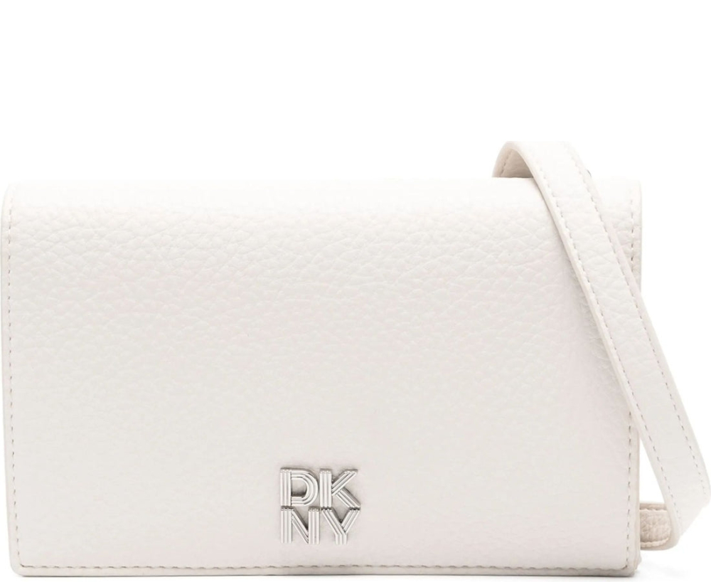 DKNY ETTA WALLET ON A STR 米白色女包包
