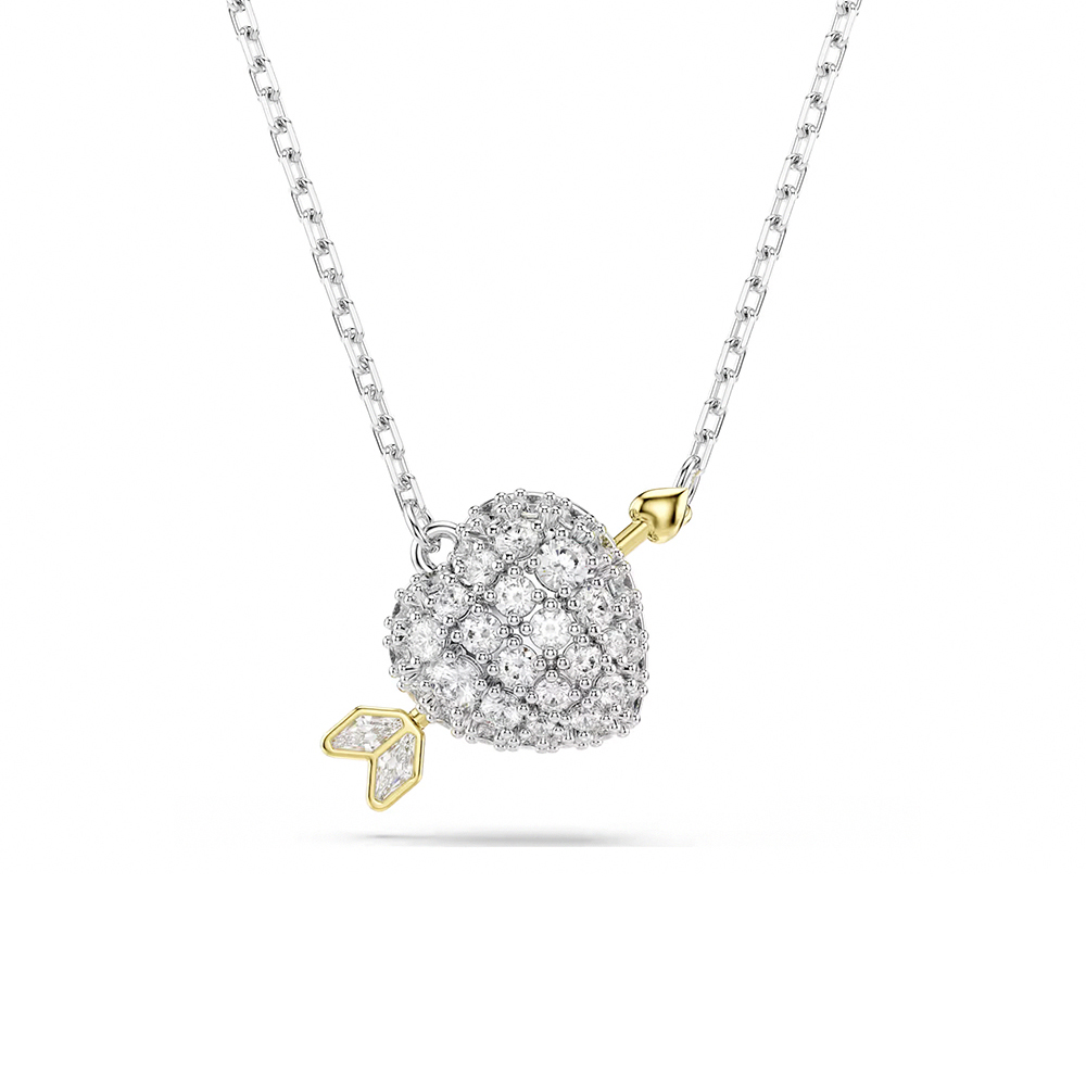 SWAROVSKI 施華洛世奇 Idyllia 邱比特之箭心形項鍊