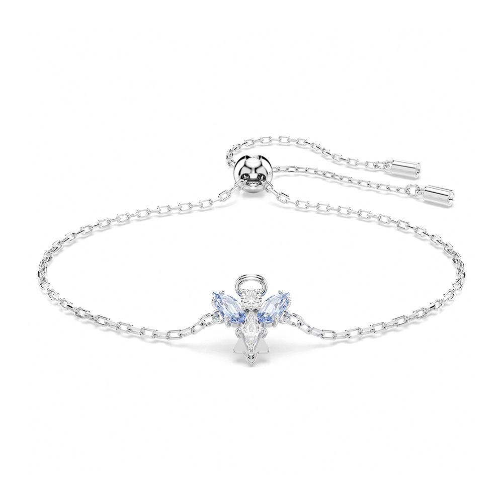 SWAROVSKI 施華洛世奇 Magic 美麗天使藍色鋯石手鍊