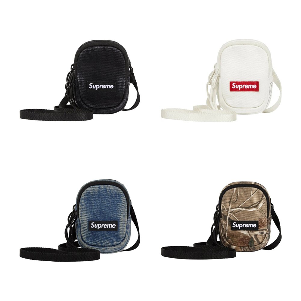 Supreme 25Fw Mini Utility Shoulder Bag 黑 / 白 / 牛仔藍 / 落葉 迷你包