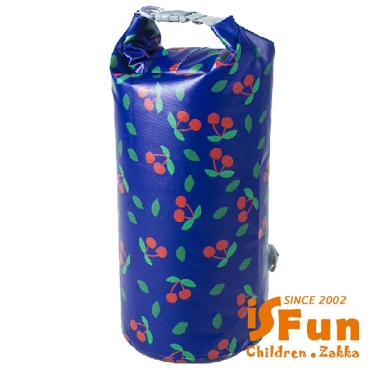 iSFun 戲水必備戶外防水溯溪漂流袋/櫻桃20L（其他規格）