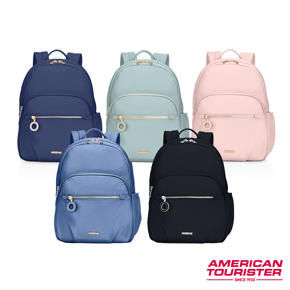 American Tourister 美國旅行者 ALIZEE AIMEE 日常休閒抗菌輕量筆電後背包/女包/電腦包10吋(多色可選)