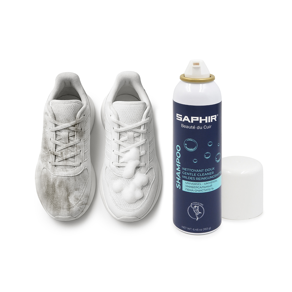 SAPHIR 莎菲爾 糊塗鞋匠 優質鞋材 K191 法國SAPHIR萬用清潔慕斯150ml 1瓶