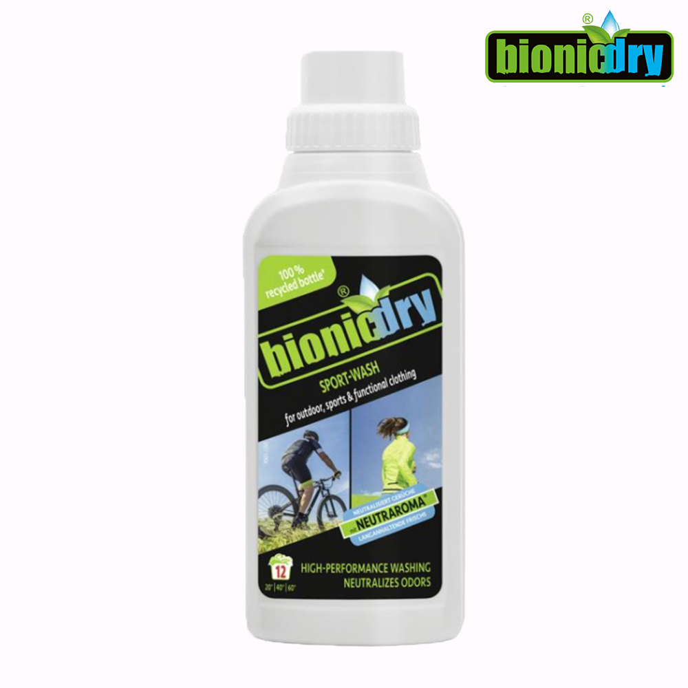 德國【Bionicdry】運動衣物洗衣精 500ml 洗淨 去汙 分解污漬 清香 不含微塑料