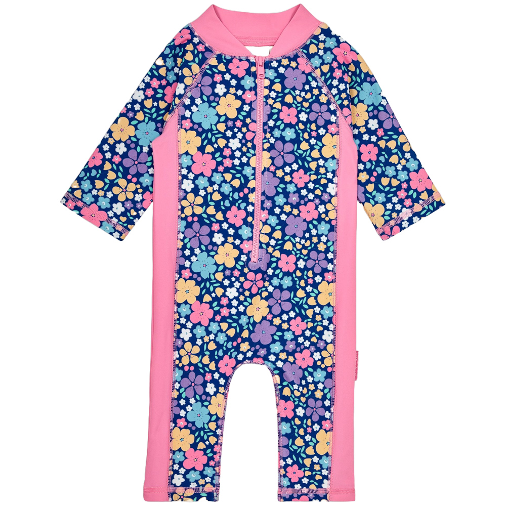 JoJo Maman BeBe 英國  嬰幼兒/兒童連身式防曬泳裝_小小花園_JJL2057