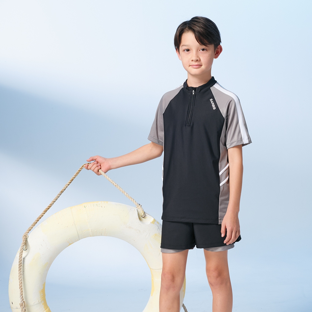 SARBIS 沙兒斯 二件式少年泳裝 B722633 (S-L) (少女少男都適穿)（其他規格）