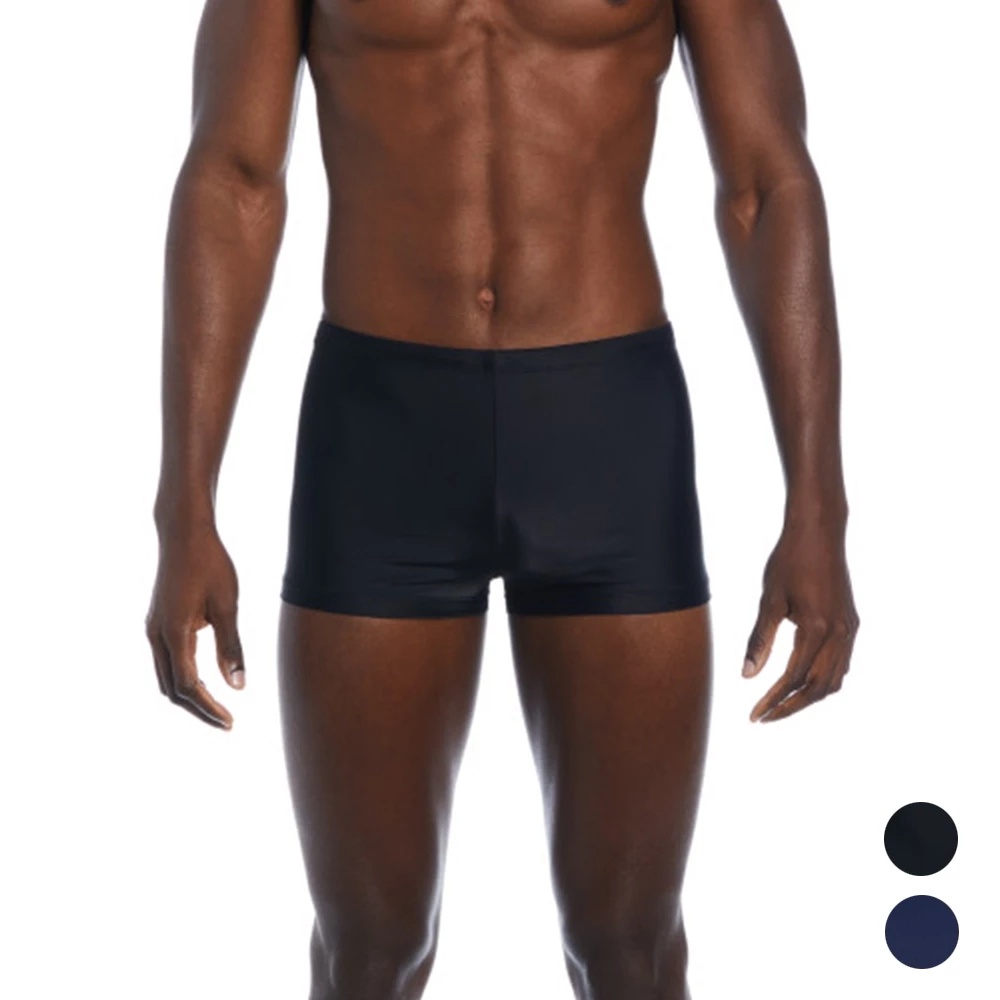 NIKE 耐吉 SWIM SCIBBLE 平口泳褲 黑 NESSE635-001