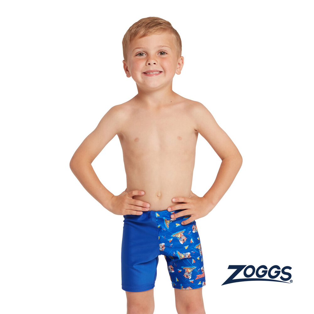 ZOGGS 幼童《悠閒河馬》五分泳褲