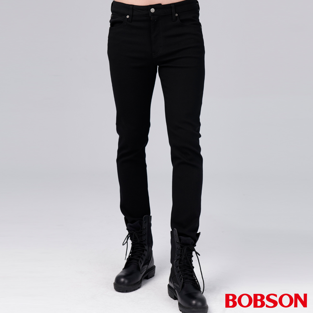 BOBSON 男款1971日本進口黑標窄管色褲 (BSH032-09)