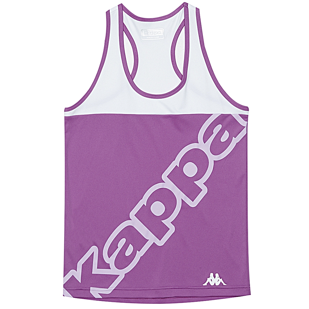 Kappa 義大利 舒適時尚女生針織背心 粉紫 34168HWXDC