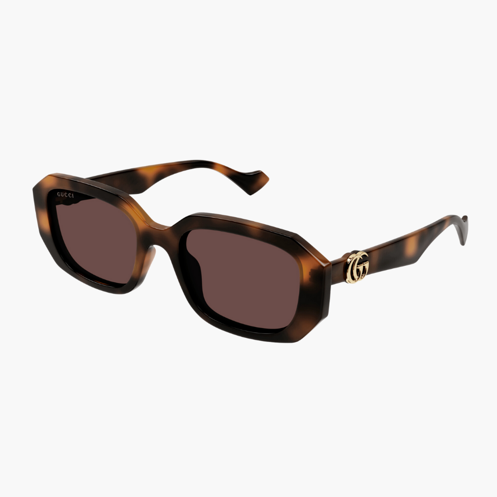 GUCCI 古馳 多邊形膠框太陽眼鏡(GG1535S-002 GG LOGO系列)