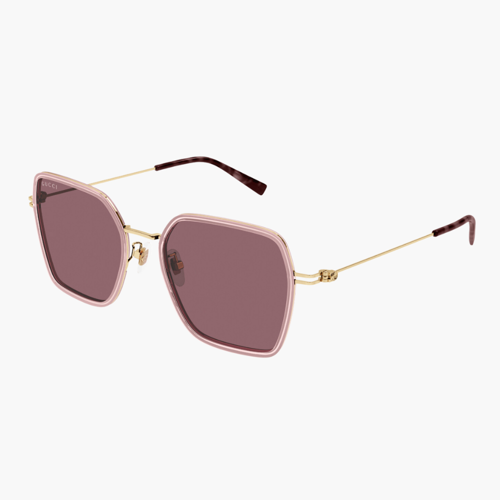 GUCCI 古馳 方形金屬太陽眼鏡(GG1850SA-004 EMBLEM 系列)