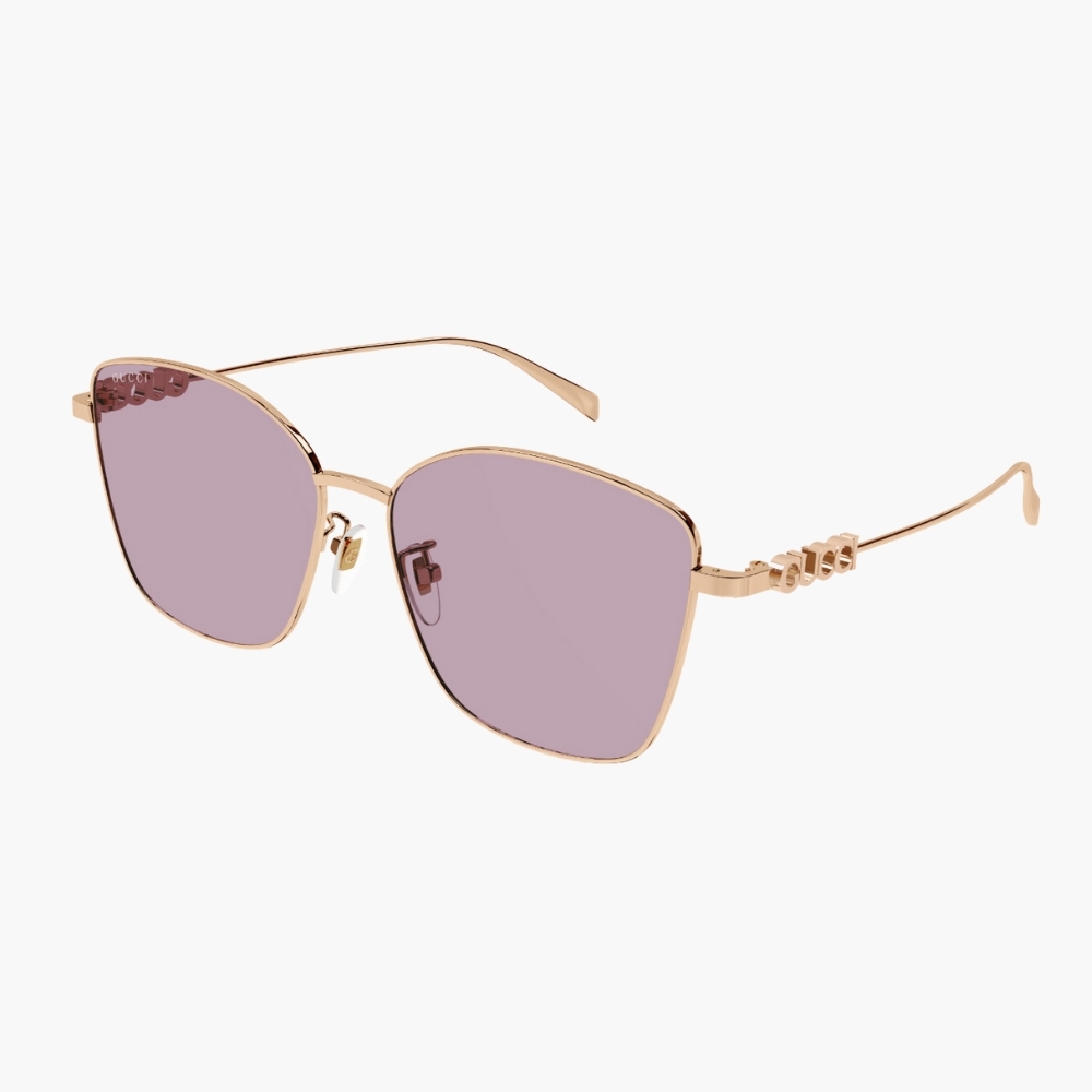 GUCCI 古馳 方形金屬太陽眼鏡(GG1805SA-003 LETTERING 系列)