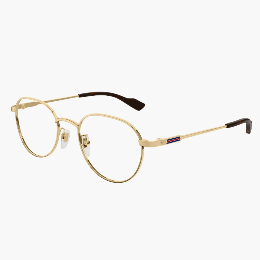 GUCCI 古馳 不規則金屬光學眼鏡(GG1747OA-002)