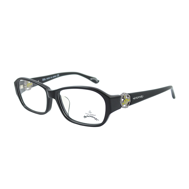 【Vivienne Westwood】英國Anglomania●立體不規則圓環土星光學眼鏡(黑) AN245-01