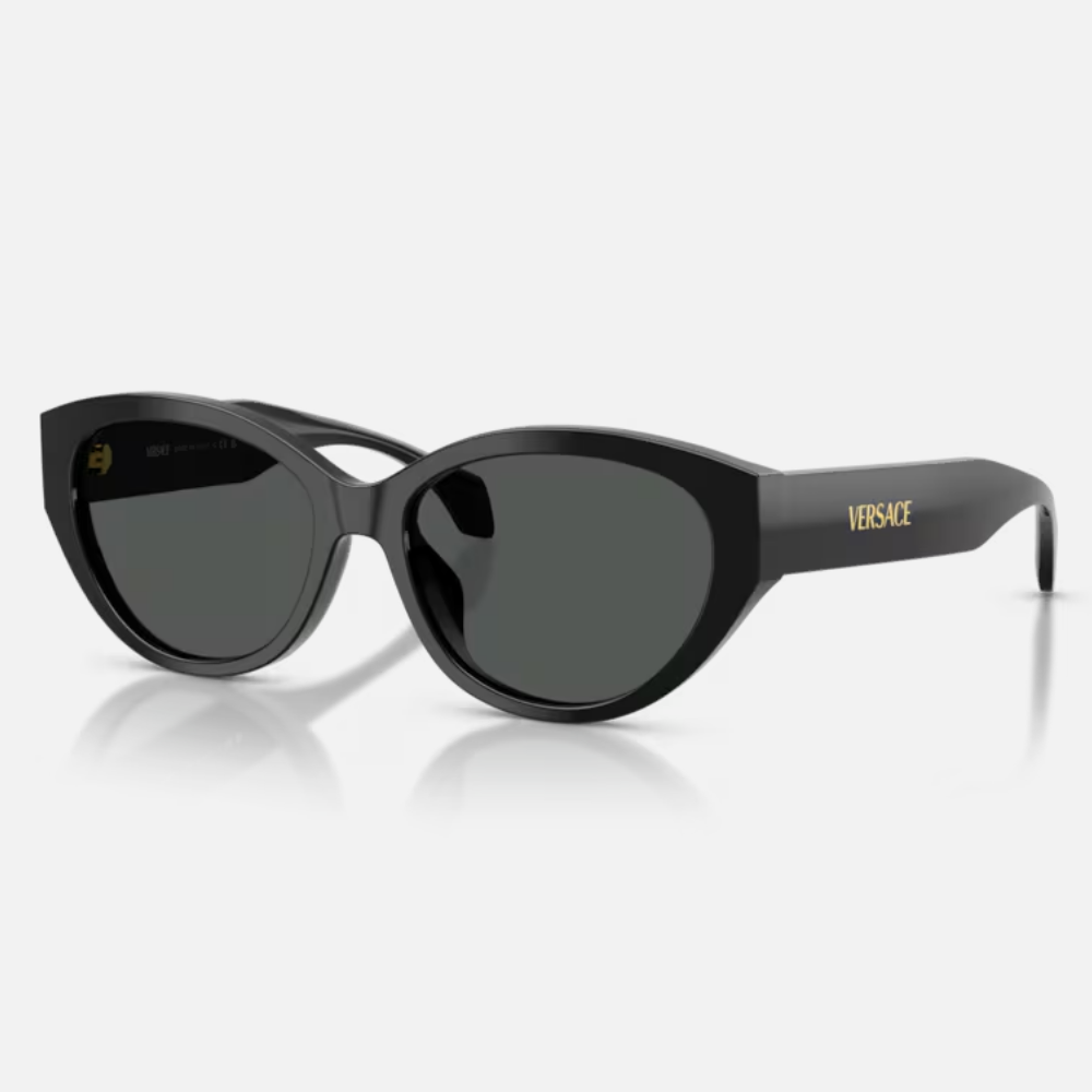 Versace 凡賽斯 貓眼膠框抗UV太陽眼鏡(VE4495D-GB1/87)