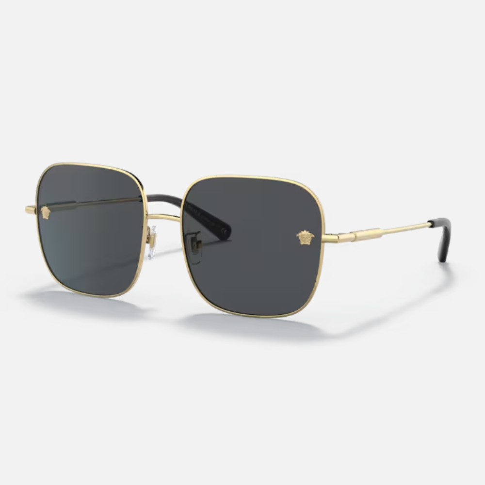 Versace 凡賽斯 方形金屬抗UV太陽眼鏡(VE2246D-100287)