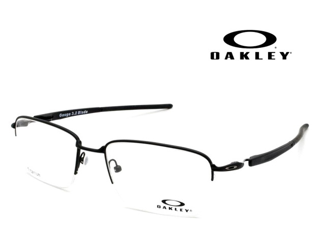 OAKLEY】奧克利Gauge  Blade 鈦金屬半框光學眼鏡OX5128 01 54mm 霧黑公司貨- PChome 24h購物