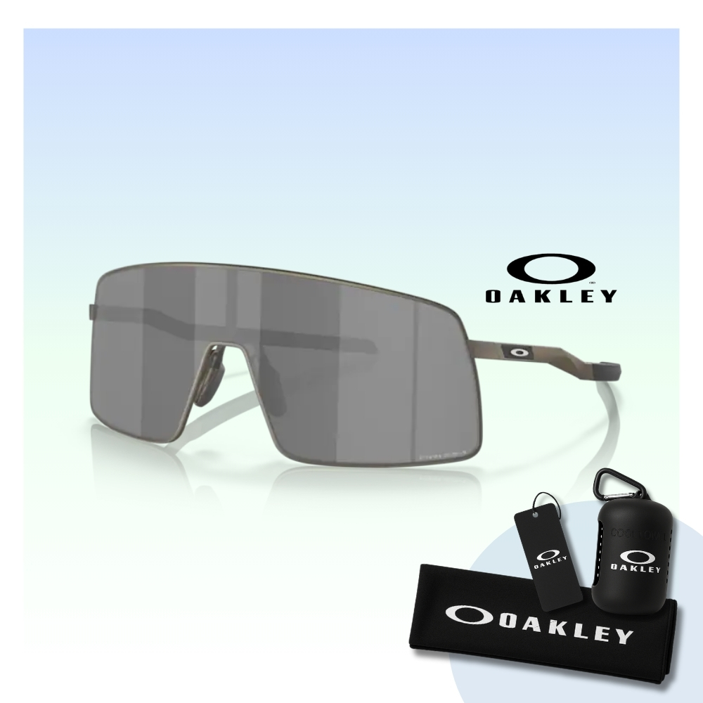 OAKLEY 奧克利 Sutro ti 鈦金屬太陽眼鏡(OO6013-01 Prizm black 鏡片)