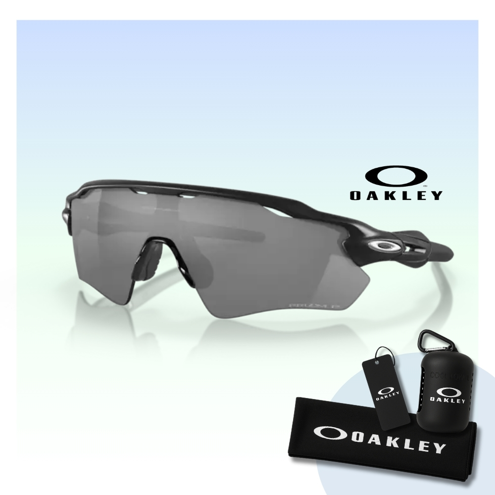 OAKLEY 奧克利 Radar ev path 運動偏光太陽眼鏡(OO9208-51 Prizm black 偏光鏡片)
