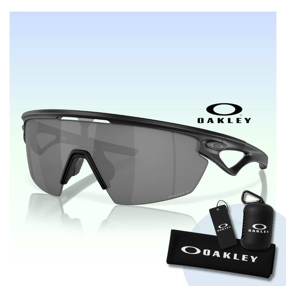 OAKLEY 奧克利 Sphaera 運動偏光太陽眼鏡(OO9403-01 Prizm black 偏光鏡片)