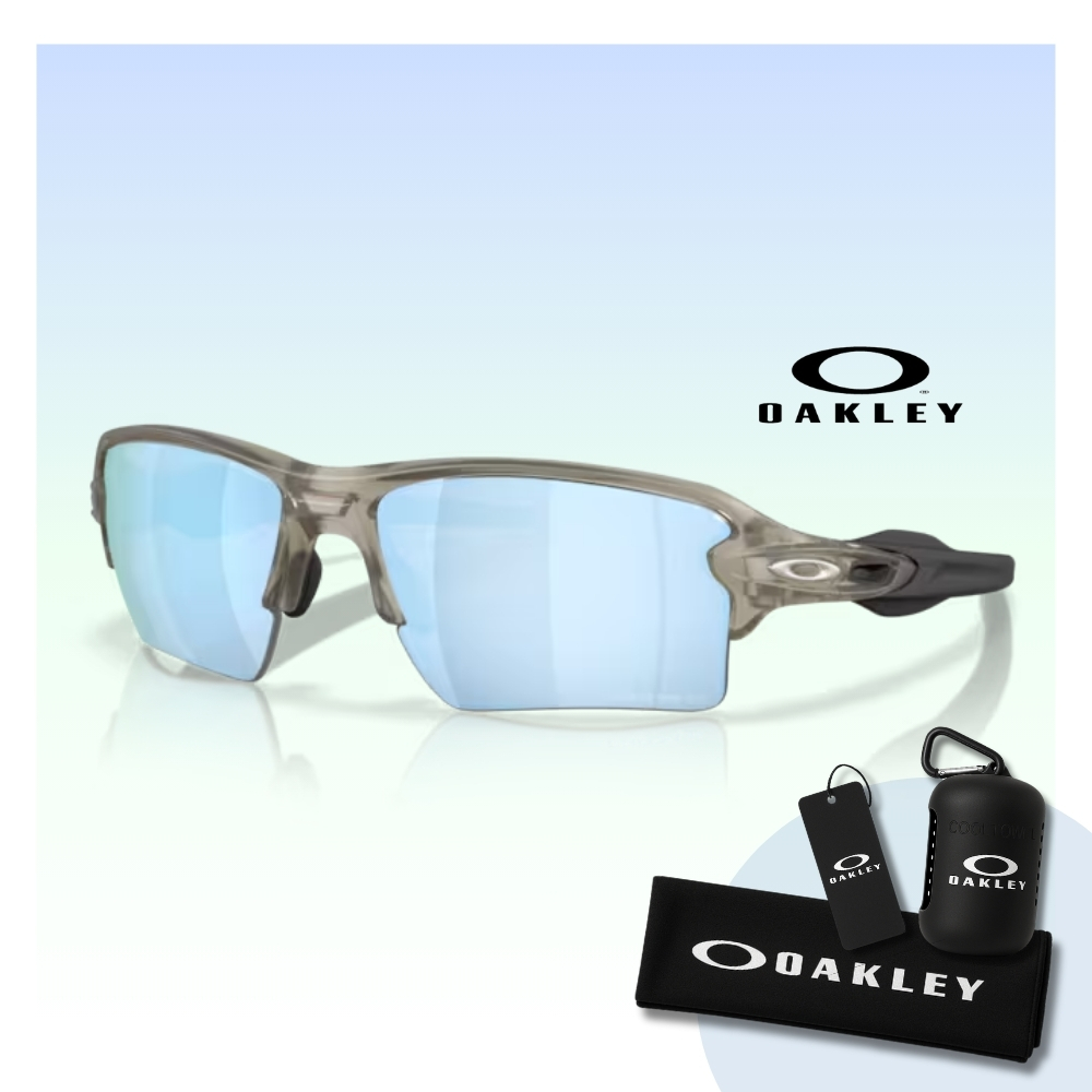 OAKLEY 奧克利 Flak 2.0 Xl 釣魚偏光運動太陽眼鏡(OO9188-J9 Prizm Deep Water Polarized 鏡片)