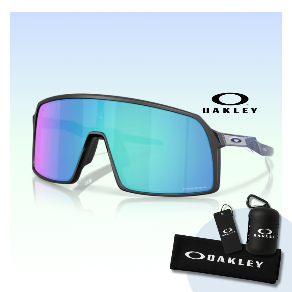 OAKLEY 奧克利 Sutro 運動太陽眼鏡(OO9406A-50 Prizm Sapphire 鏡片)
